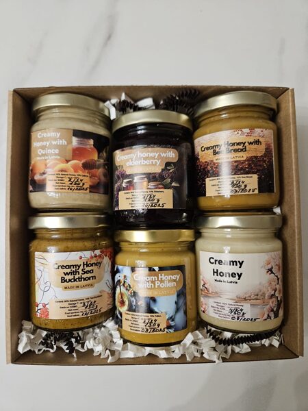 Krēmveida medus dāvanu komplekts
